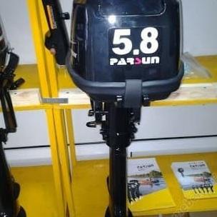 Mesin tempel 5.8 pk long merk PARSUN untuk perahu karet fiber kayu