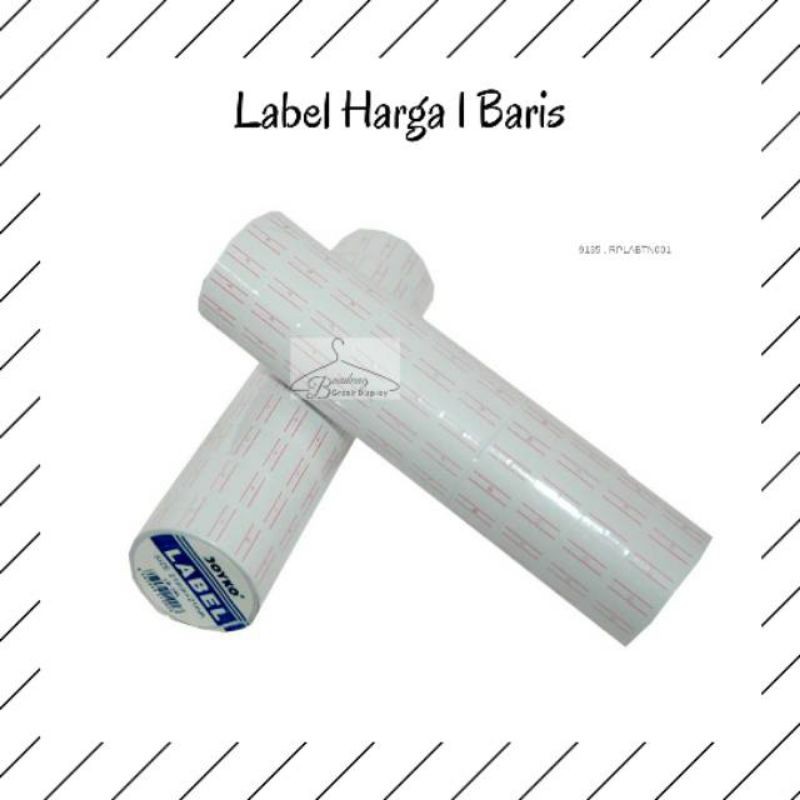 COD JOYKO Label Gun / Tembak Kertas Stiker Isi Ulang / Refil Label Harga 8 Digit 1