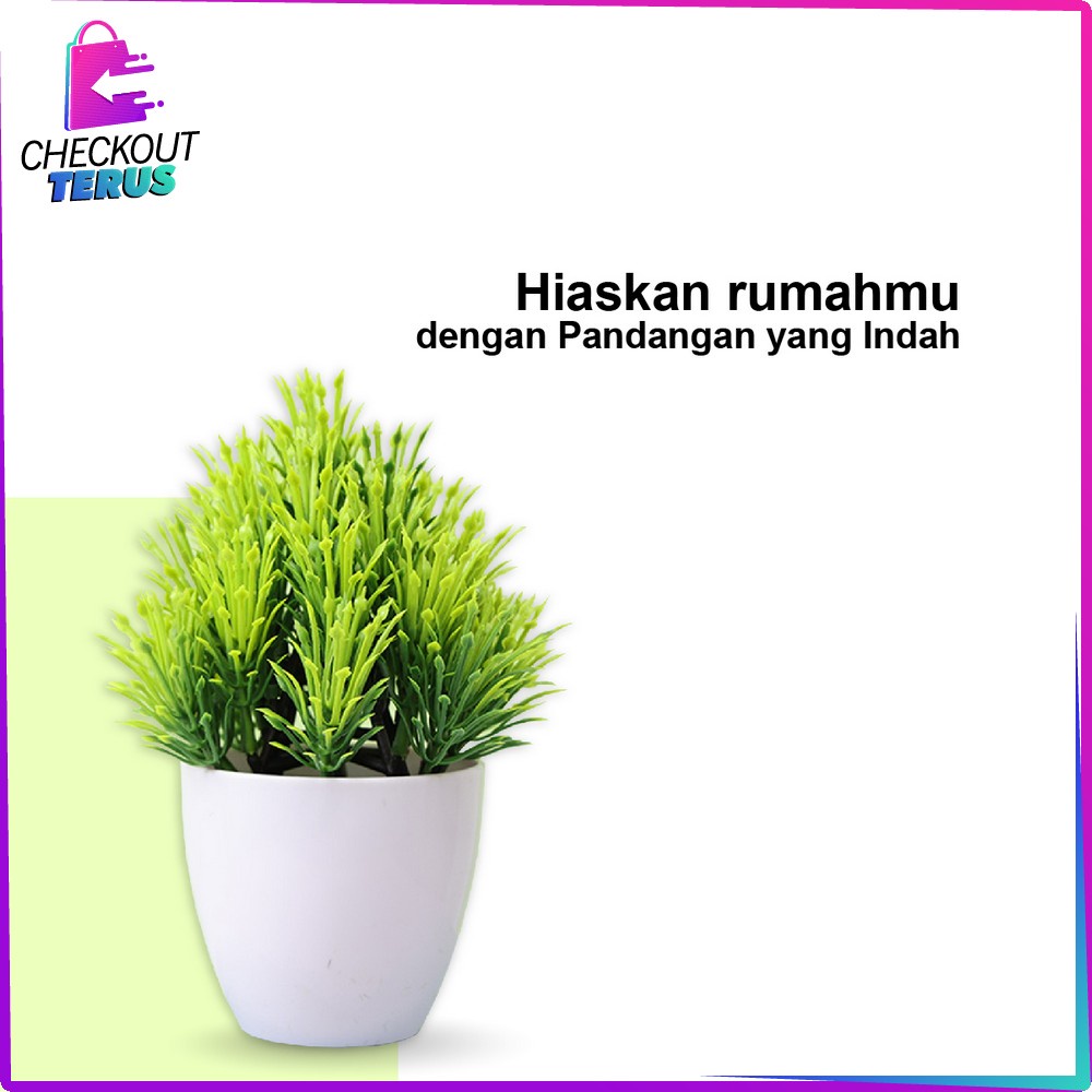 CT C600 C605 Bunga Artificial Dekorasi Rumah Hiasan Pajangan Bunga Hias Plastik Tanaman Hias Artificial Flower