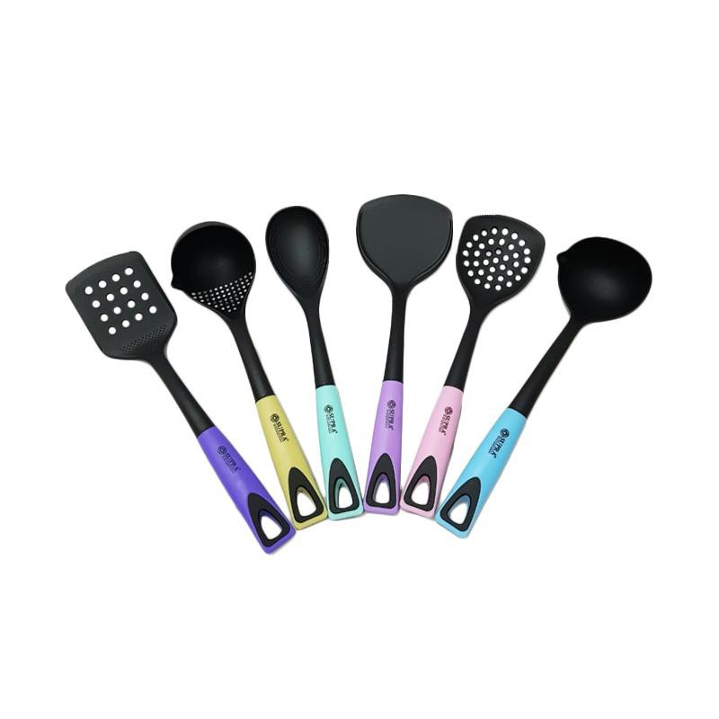 Supra Nylon Utensil Kitchen Tools Set Spatula - Multicolor