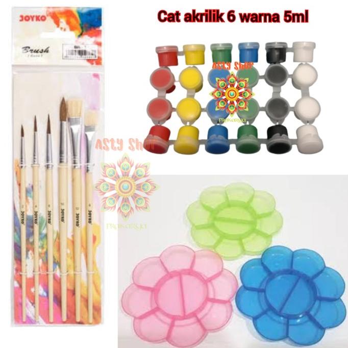 

Open DS] Paket Lukis (cat akrilik,kuas,palet)