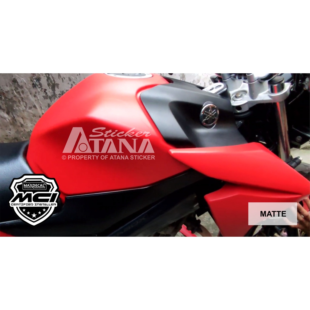 Skotlet Merah Doff Glossy Maxdecal Scotlet Red Dop Gloss Stiker Matte Metalik Kilap Sticker Anti Gores Meteran Decal Roll Scotlite Body Sepeda Motor Matic Scotlight Mobil Tiang Dekorasi Kaca Aquarium PCX NMAX Beat Vario Vespa ADV Lexi Aerox Xmax Scoopy