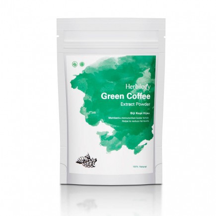 

Herbilogy Green Coffee (Biji Kopi Hijau) Extract Powder 100g