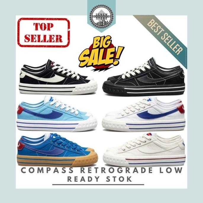 SEPATU COMPASS RETROGRADE / RETRO HIGH & LOW SIZE 37 38 39 40 41 42 43