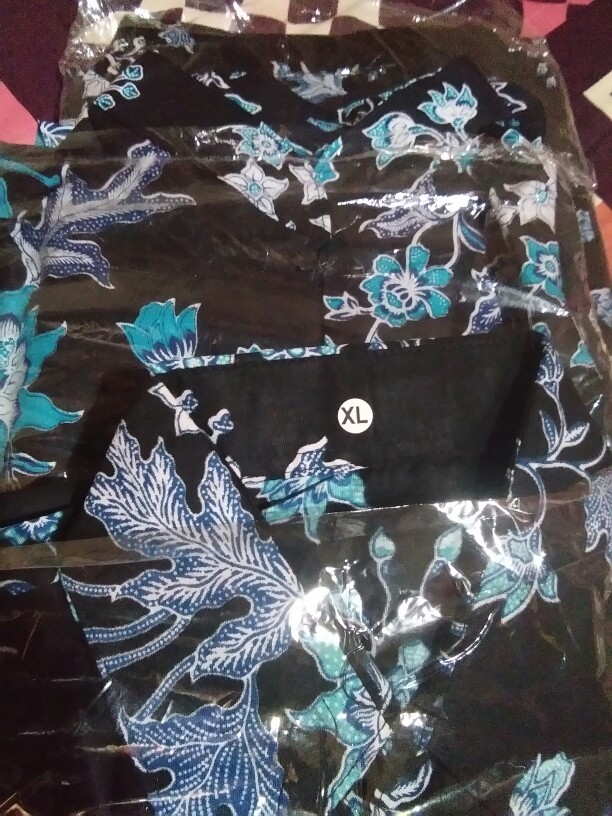 Bisa Pisah Batik Couple Keluarga Sania Ruffle Ori Ndoro Jowi Termurah Cibulan Biru