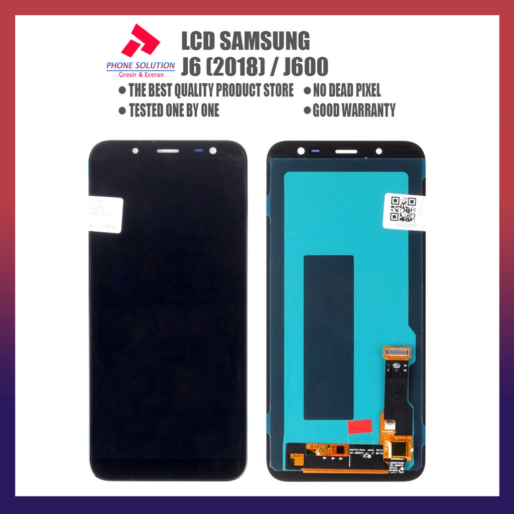 LCD Samsung J6 J600 2018 Fullset Touchscreen // Supplier LCD Samsung - Garansi 1 Bulan