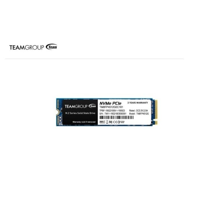 TEAMGROUP SSD M2 2280 MP34 512GB PCIe With NVMe 1.3