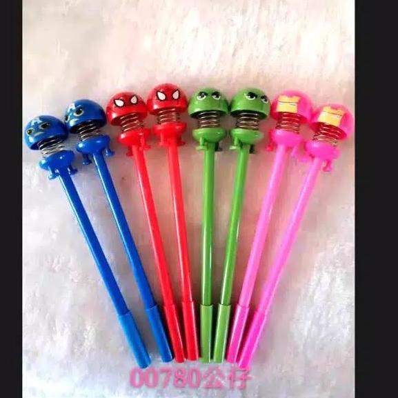 

ル [BIG PROMO] (Harga 1 LUSIN) Bp. Gel Per 780 Avanger; bolpoin per karakter fancy, springdoll pen