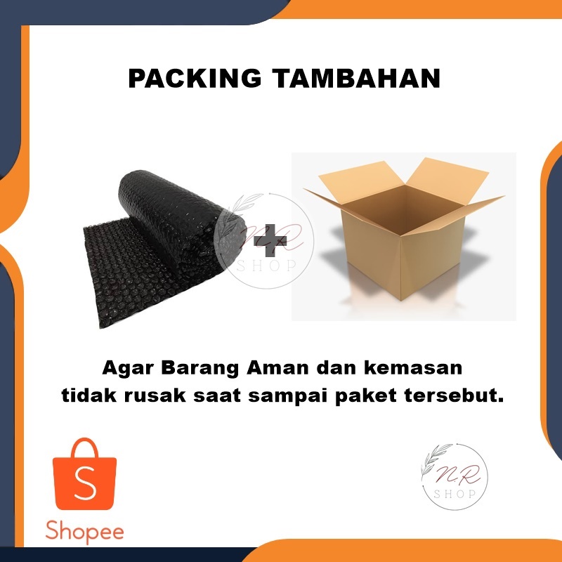 

kardus dan Bublle wrap packing tambahan untuk pengiriman agar lebih aman