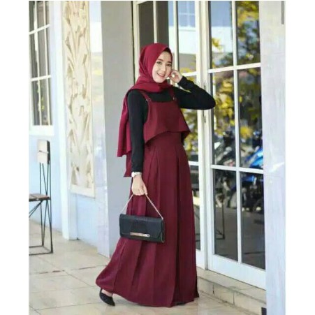 UKHTI LADIES GADIS SYARI TERBARU TERKENAL / LEBARAN 2021 EDITION | GAMIS LIRA  OVERALL KRKINIAN