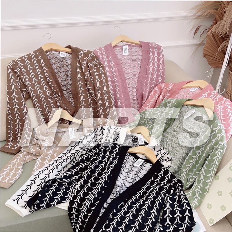 Edrea Crop Cardy / Atasan Baju Rajut Wanita