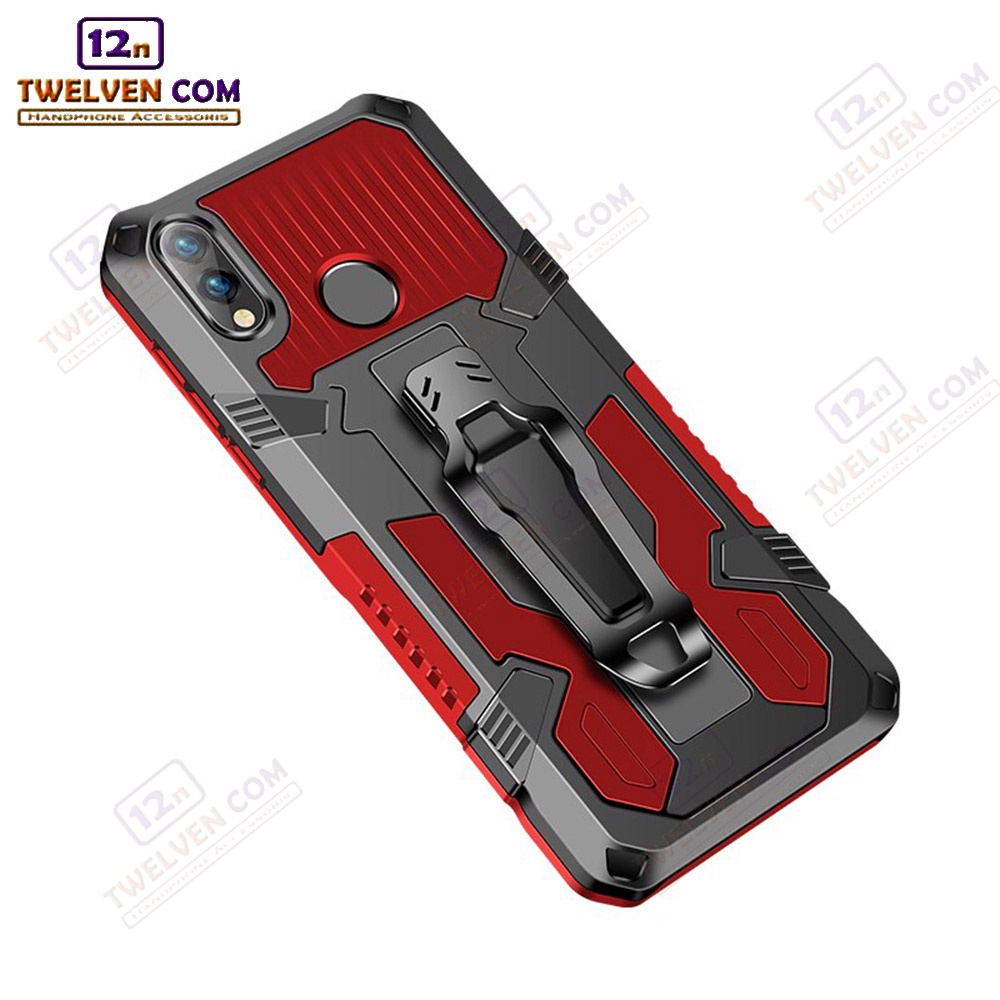 Case Shockproof Xiaomi Redmi Note 7 / 7 Pro Armor Hardcase Stand Clip