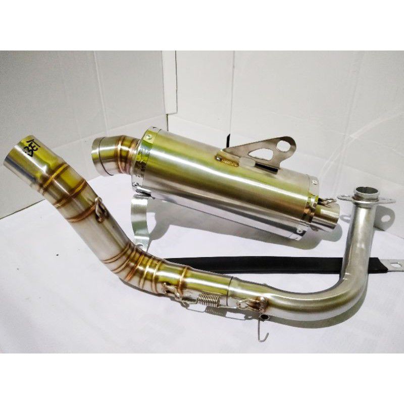 KNALPOT RACING BEAT FI ESP KARBU SCOOPY VARIO SUARA NGEBAS ADEM INLET 50 MODEL POLOS