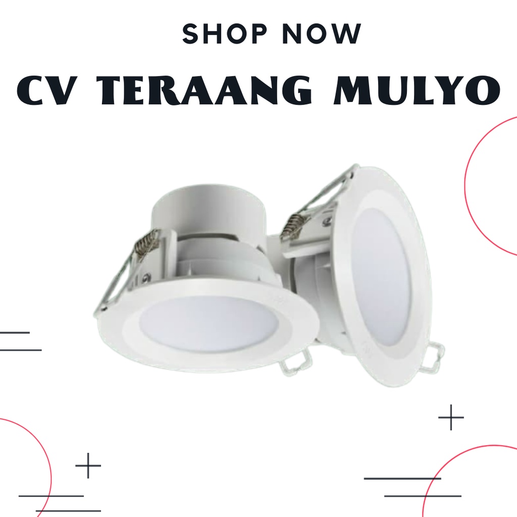 Lampu Downlight Led 10 Watt Kuning / Warm White 3000K NVC NLED9314A