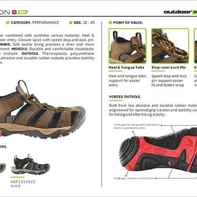 Outdoor Pro Xenon Sandal Sepatu Gunung