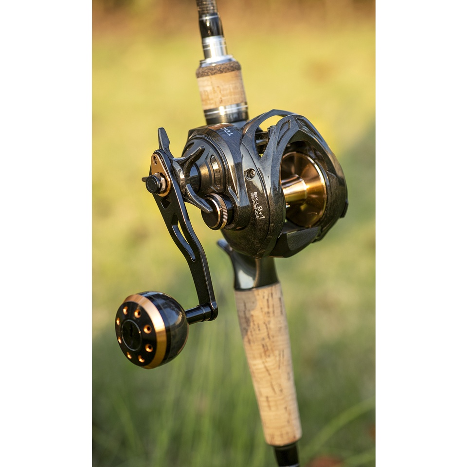 SHILIHUI Reel Pancing Baitcasting Bahan Carbon Fiber 6 + 1BB Max Drag 16kg Laut Jigging Casting Bc Double Handle Metal Grip