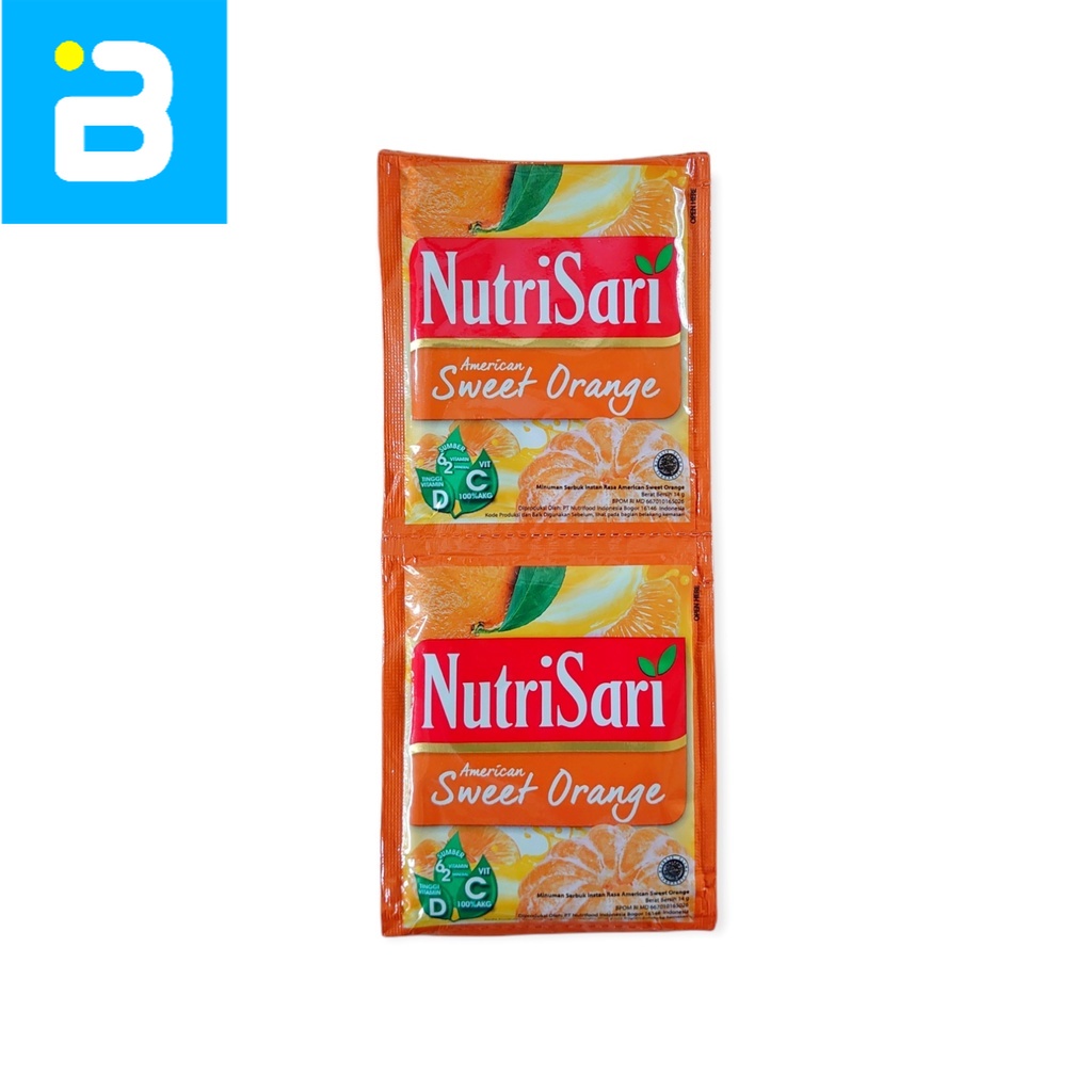 

NutriSari American Sweet Orange 10 x 14 g