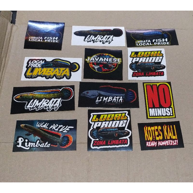 

6pcs stiker LIMBATA terbaruu!!! paling Murah!!!