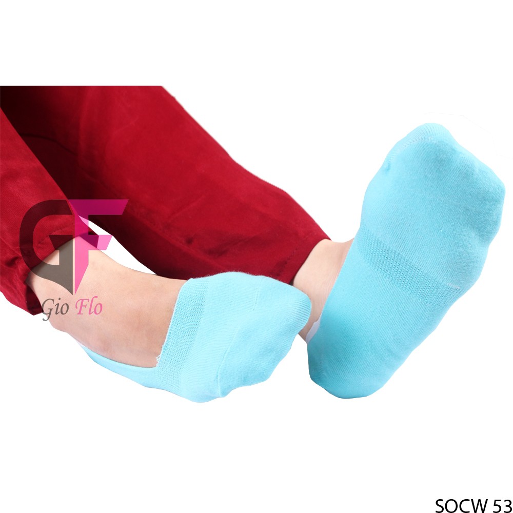GIOFLO Kaos Kaki Tapak Pendek Invisible Blue / SOCW 53