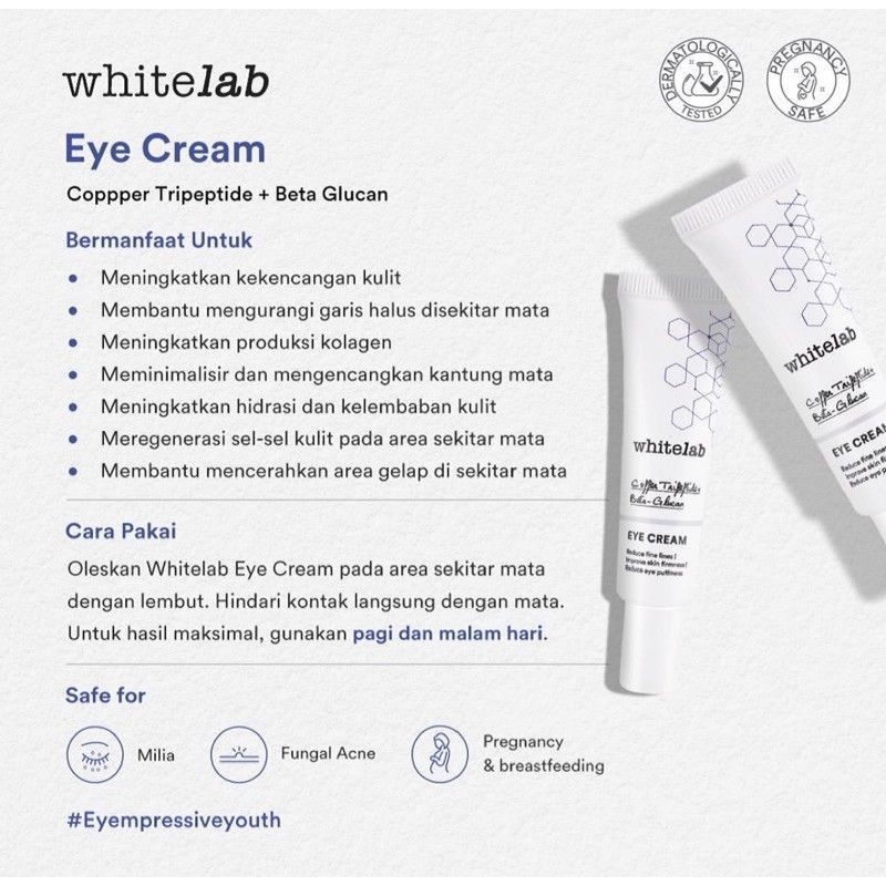 Whitelab Eye Cream 10g