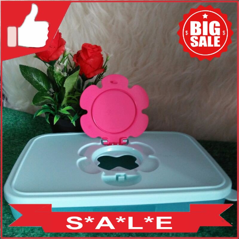 Tupperware Tissue Box Shallow Toska tempat tissue Tupperware Original
