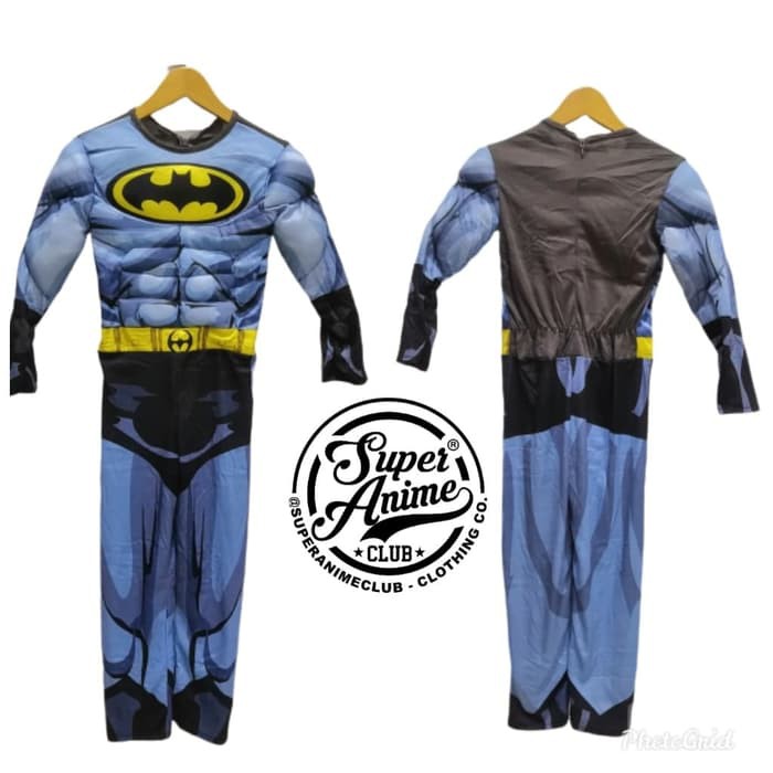 Kostum Anak Batman Import Otot Busa Superhero Cosplay Ultah Import Costume Halloween Ulang Tahun