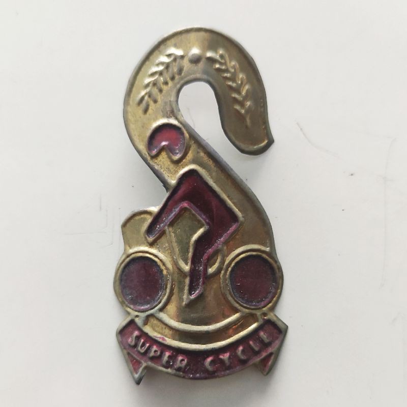 Emblem Peneng Sepeda Mini Sepeda Onthel Super Cycle