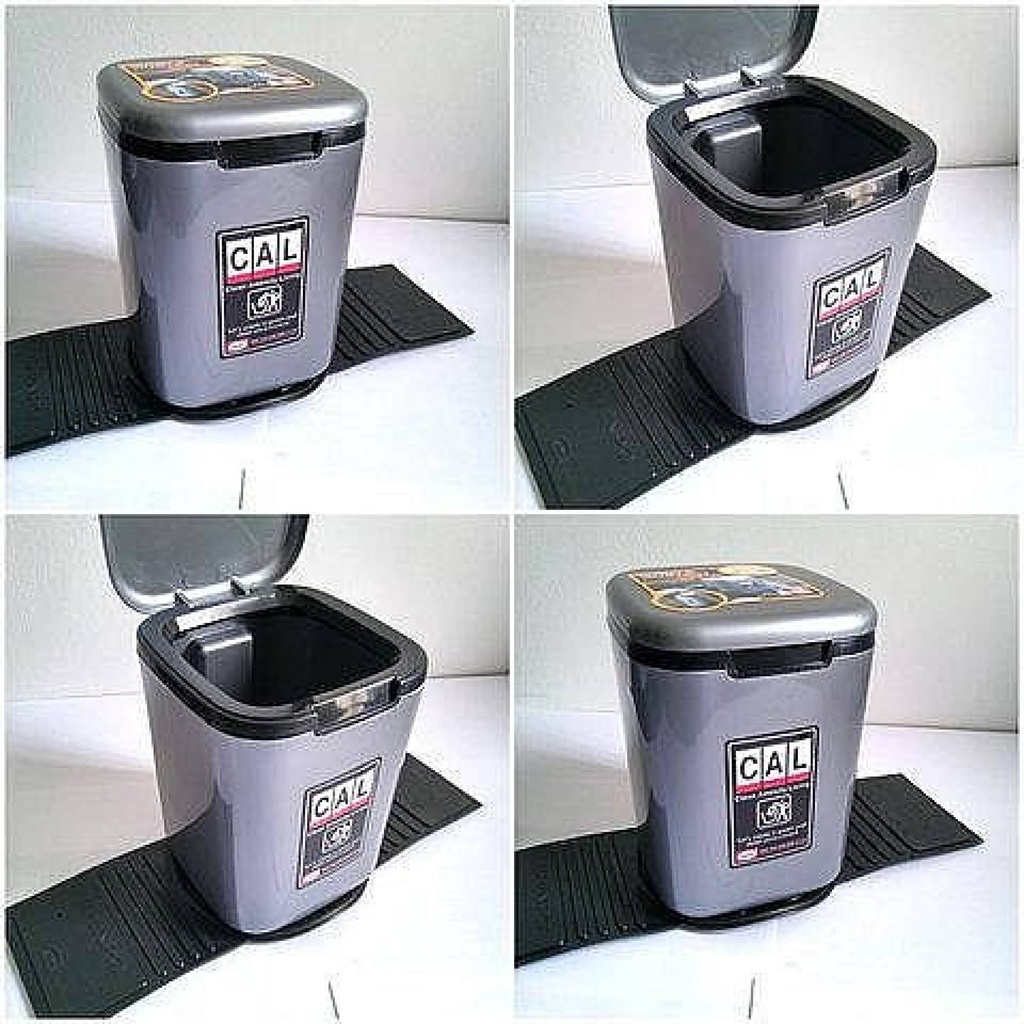 (D007) Tempat Sampah Mobil Kotak Sampah Mobil Car Dustbin Shinpo Tong Sampah Anti Tumpah