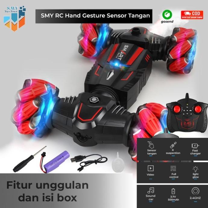 RC Hand Gesture Sensor Tangan Mainan Mobil Remote Control Offroad