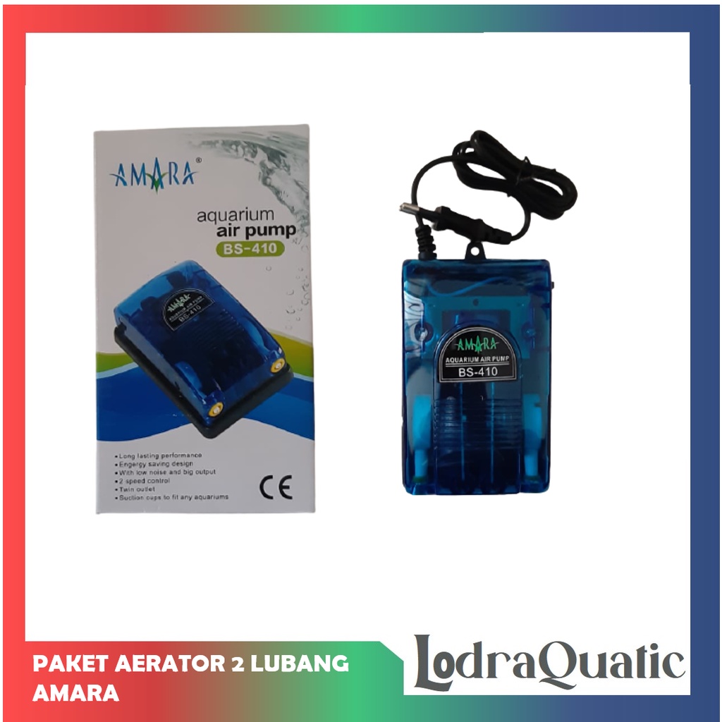 PAKET LENGKAP AERATOR 2 LUBANG AMARA AERATOR AMARA Q6 AMARA BS 410 AMARA 350 AMARA 410 AIRPUMP 2 LUBANG AMARA MESIN GELEMBUNG 2 LUBANG AMARA MESIN AIRATOR 2 LUBANG LENGKAP