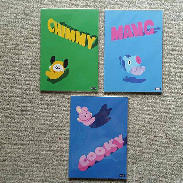 BT21 Official Line Store Note Book