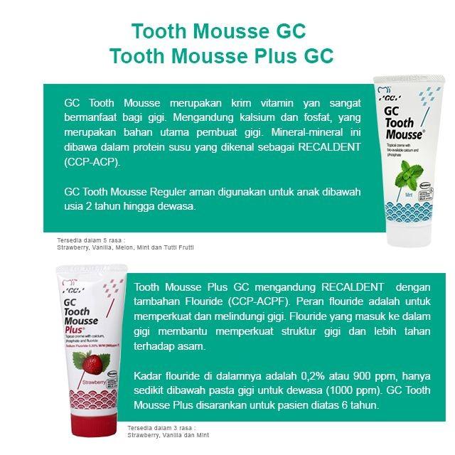 VItamin GC Tooth Mousse Regular untuk Anak dan Dewasa