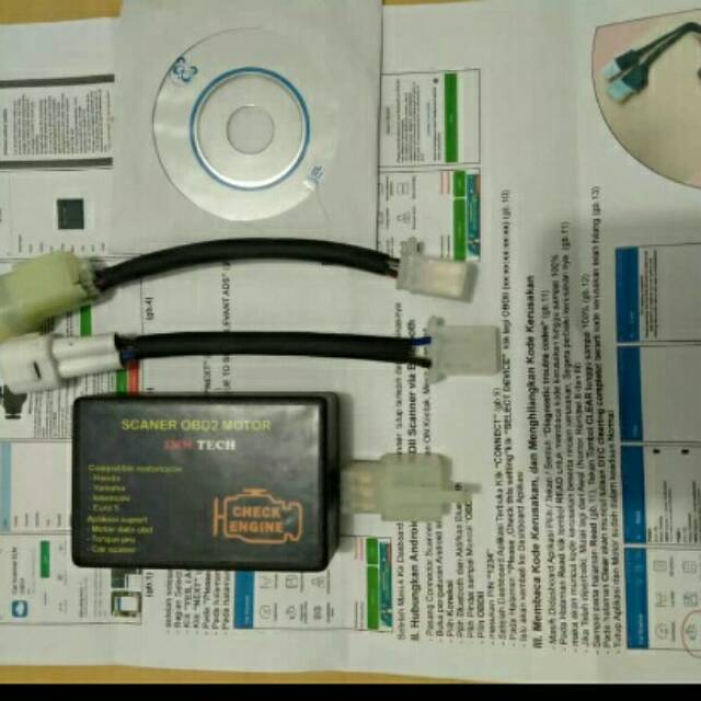 Scanner obd2 yamaha honda