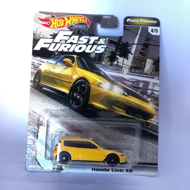 Hot wheels fast and furious Honda Civic EG fast tuners