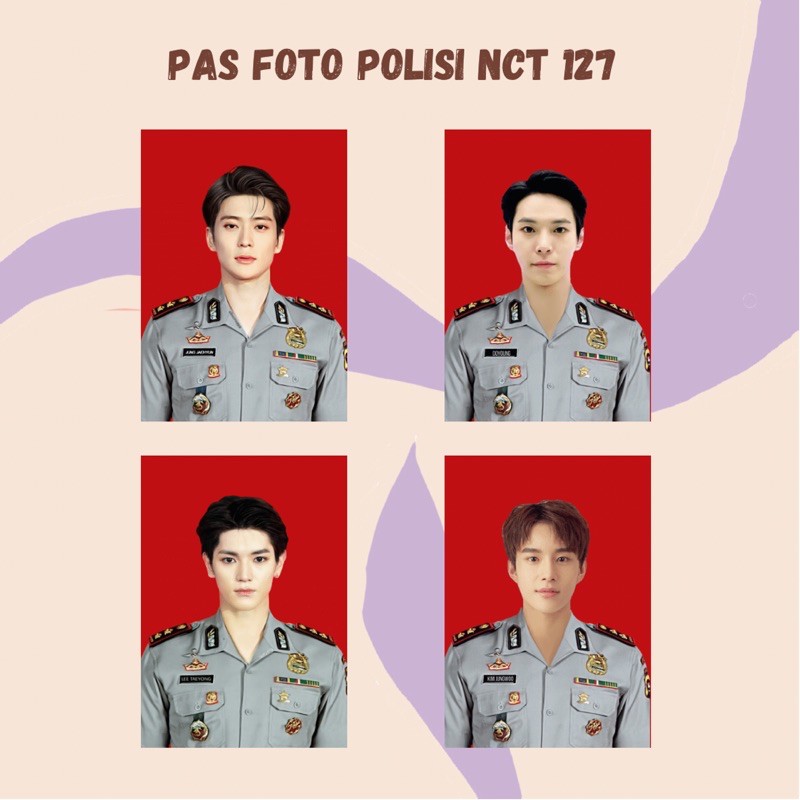 Pas Foto Nct Polisi Ot23 Nct 127 Dream Wayv Shopee Indonesia