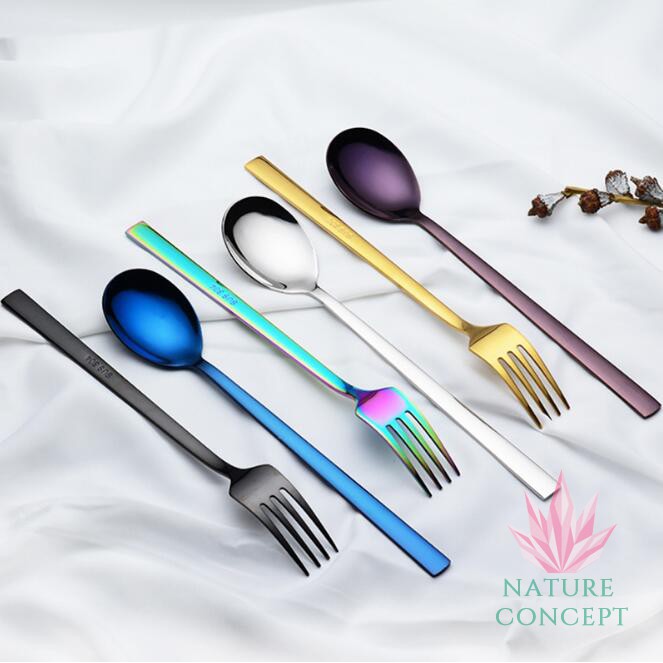 Sendok Garpu High Quality SET High-End Stainless Steel Fork Spoon Set