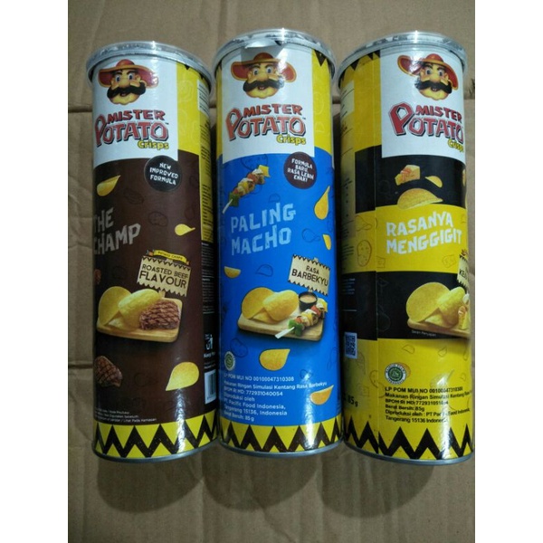 

Mister potato crisps 85 gram