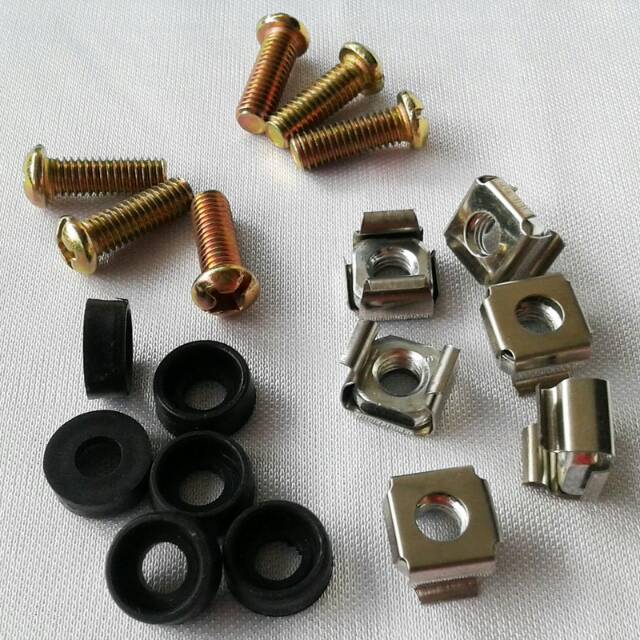 BAUT MUR RING PLASTIK FLIGHT CASE BAUT HARDCASE BAUT MUR KOMPLIT SET 6X32MM