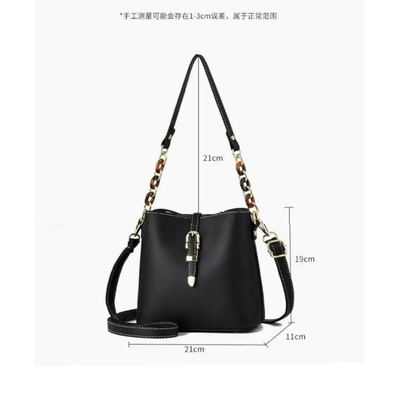 Sling Bag Tas Selempang Handbag Shoulder Import Premium Branded YSL Murah Ori Korea Kulit EL 5113