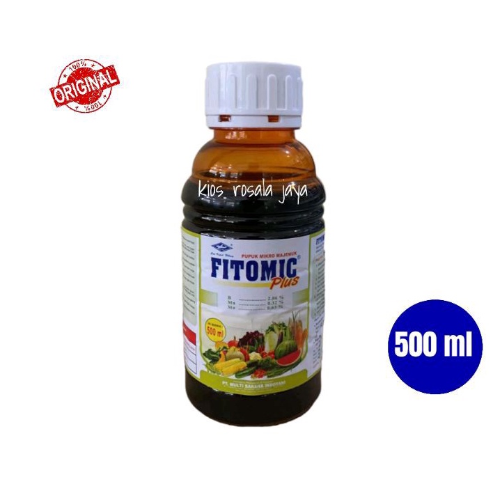 Jual Pupuk Mikro Majemuk FITOMIC PLUS 500 Ml Shopee Indonesia