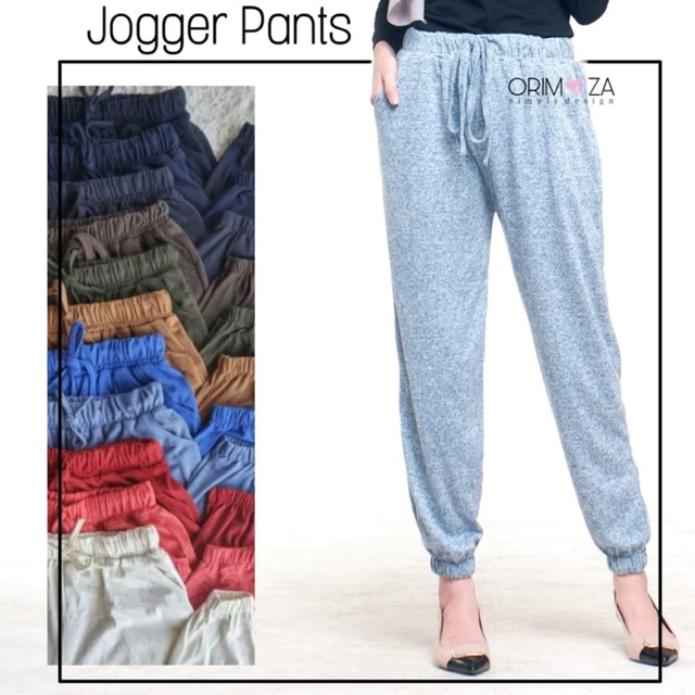 Jogger pants celana kain celana olahraga