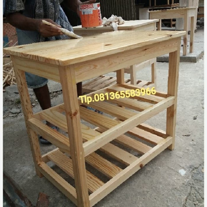 Rak/Meja/Rak Tv/Meja Tv/Meja Tingkat/Rak Kayu/Rak Piring/Rak Buku/Kayu