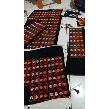 Bordir pangkat Satpma 3D