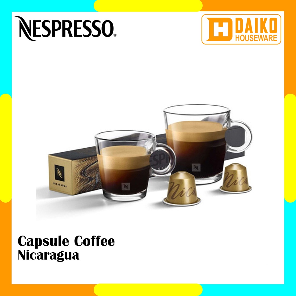 Capsule Nespresso Nicaragua Original Nestle 1 Pack - Coffee Mater Origins Kopi Kapsul Expired Panjang