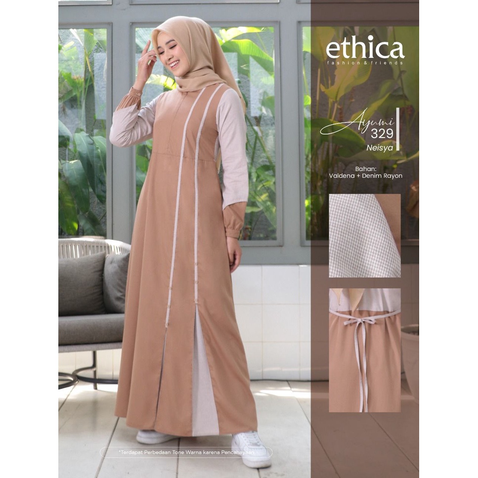 Gamis Ethica AYUMI 329 Terbaru 2022 [BISA COD]