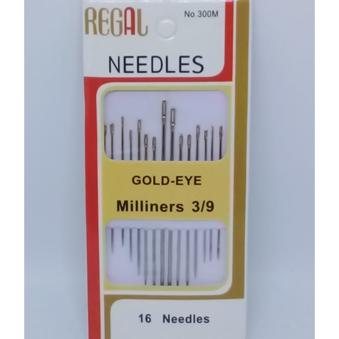 JG - JARUM JAHIT TANGAN REGAL NEEDLES / JARUM 3/9 / JARUM 1/5