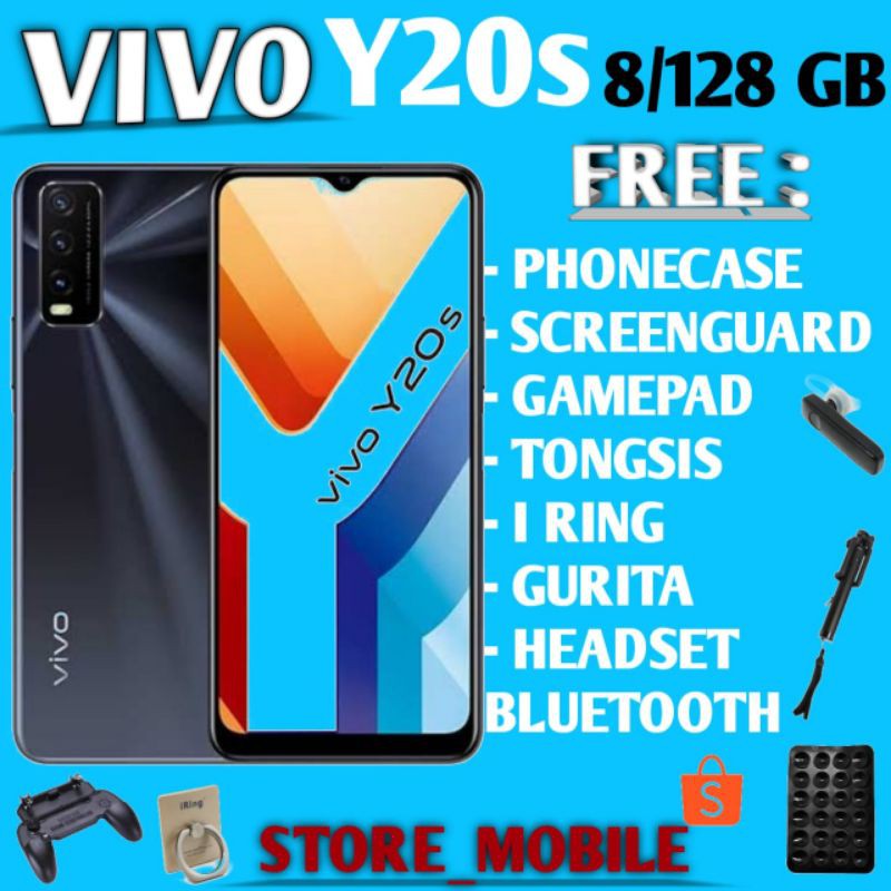 VIVO Y20S 8/128 RAM 8GB ROM 128GB GARANSI RESMI | Shopee