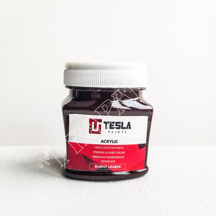 

Tesla Acrylic paint / cat akrilik - 125 ml - Burnt Umber