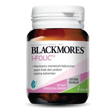 Blackmores Pregnancy & Breastfeeding Gold (Suplemen Ibu Hamil & Menyusui / Program Kehamilan)-I-FOLIC ISI 150 TAB
