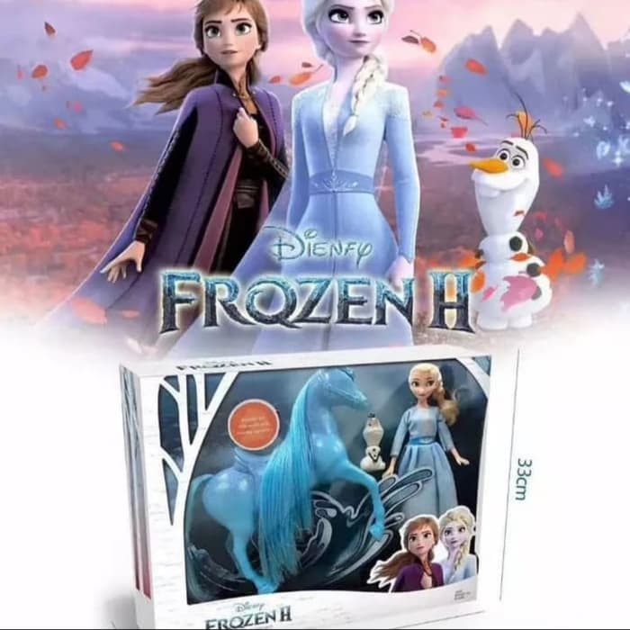 ITN - Disney Frozen 2 Elsa & Olaf pvc action figure